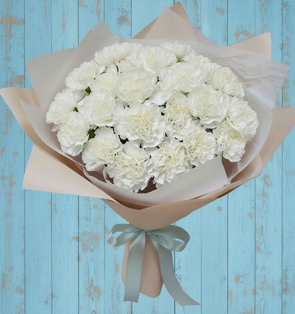 Букет цветов из: Гвоздики в Мысхако