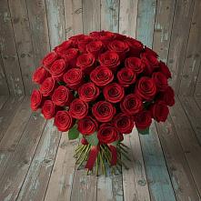 Букет 55 Красных роз Фридом #REPLACE_PRED# Мысхако