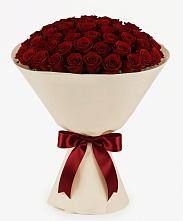 Букет 101 Бордовая роза Блэк Бакарра в Мысхако