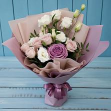 Букет цветов из:  Розы и Лизиантусы в Мысхако