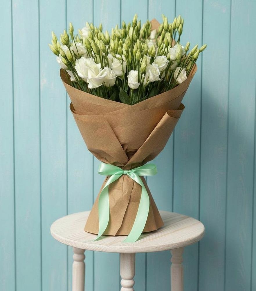 Букет цветов из: Лизиантусы в Мысхако