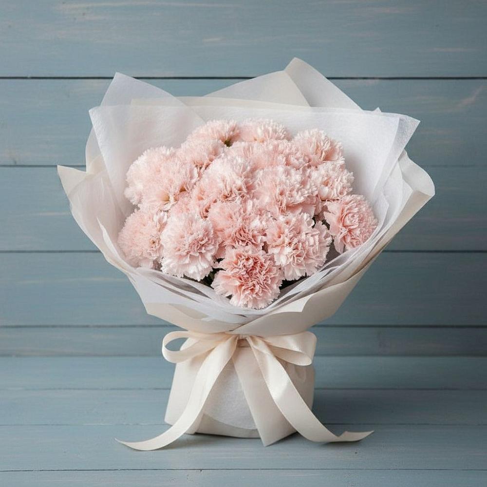 Букет цветов из: Гвоздики в Мысхако