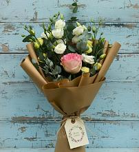 Букет цветов из:  Розы и Лизиантусы #REPLACE_PRED# Мысхако