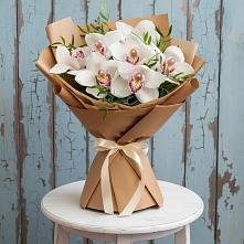 Букет цветов из:  Орхидеи и Розы в Мысхако